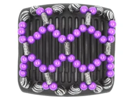 African Butterfly Chameleon Hair Comb - Ndalena Black 43