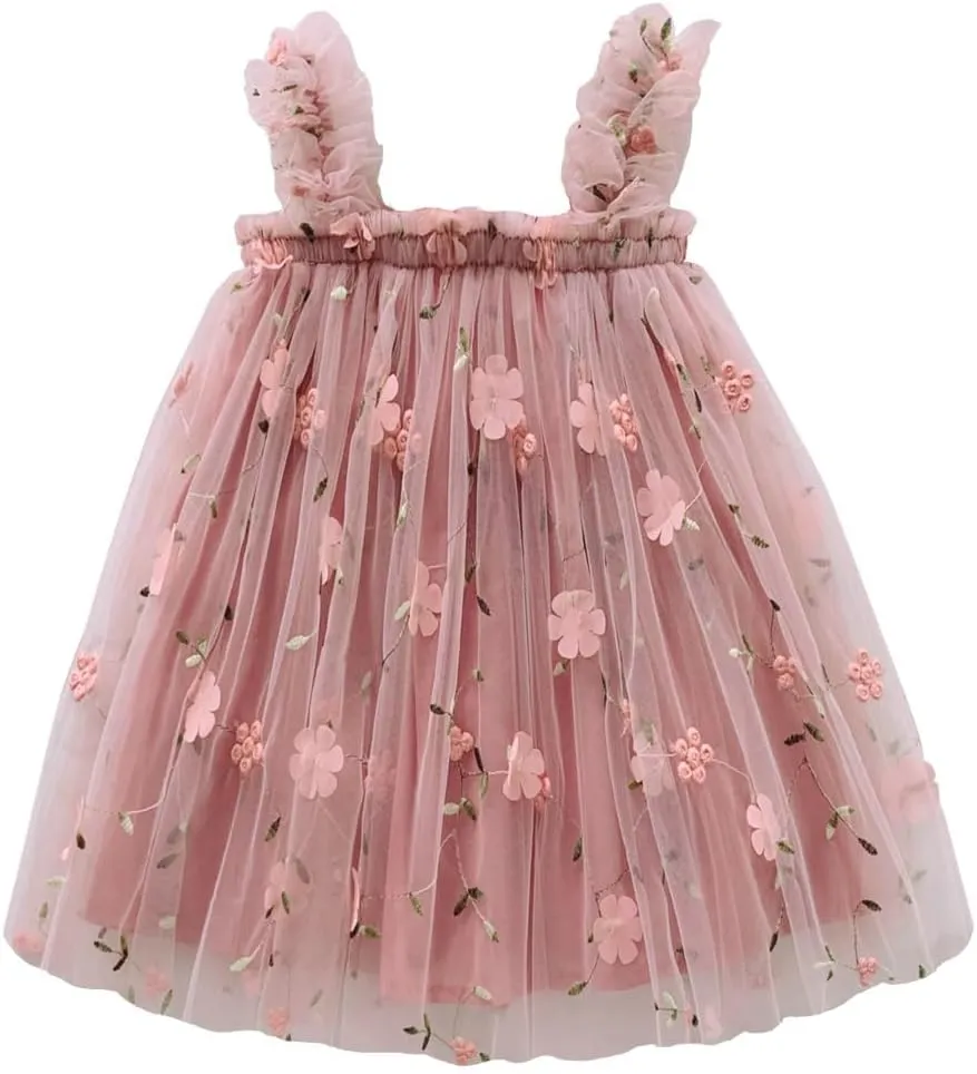 BGFKS Layered Tulle Tutu Dress for Toddler Girls,Baby Girl Rainbow Tutu Princess Skirt Set with Flower Headband.