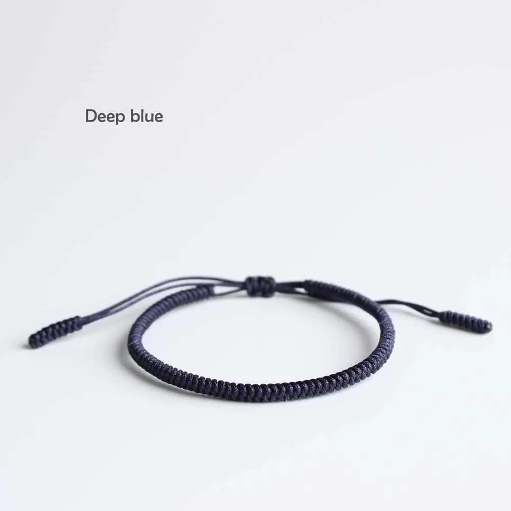 Blue Cyan Tibetan Braided