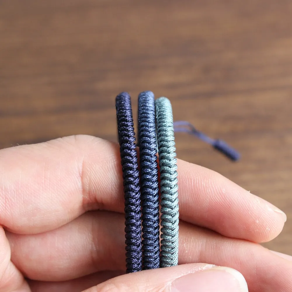 Blue Cyan Tibetan Braided