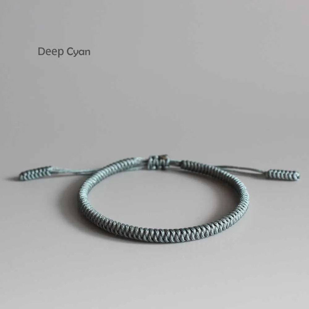 Blue Cyan Tibetan Braided
