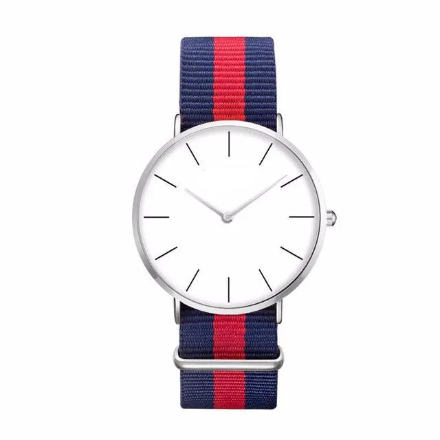Casual Sport Clock Classical Nylon Wristwatch