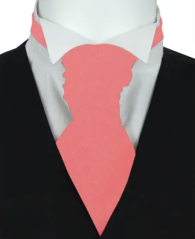 Coral Pink Wedding Cravat