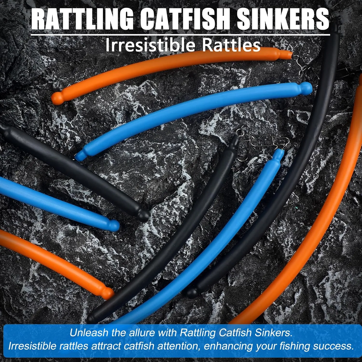 Dragging Weights for Catfish Trolling,6PCS Drag Weight Catfish Slip Stick No Snag Sinkers Drag Drift Weight for Dragging,Trolling,Drift Snagless Catfishing Sinker Tackle Gear and Fishing Equipment