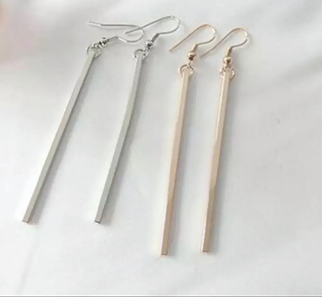Earrings - Long Bar Earrings