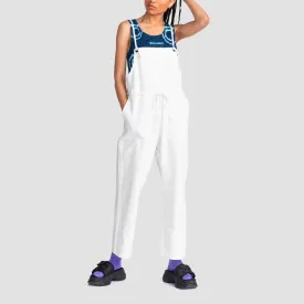 Element Zendaya Utility Organic Canvas Jumpsuit Off White - Womens