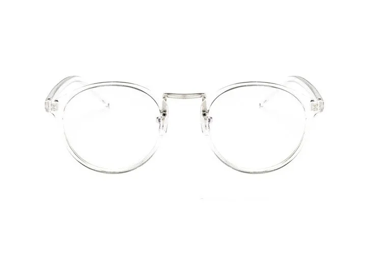 Fashion Transparent round glasses clear frame Eye Glasses Frame