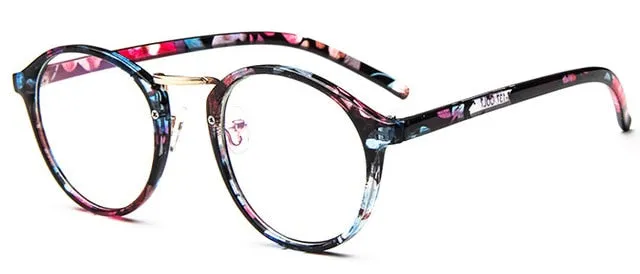 Fashion Transparent round glasses clear frame Eye Glasses Frame