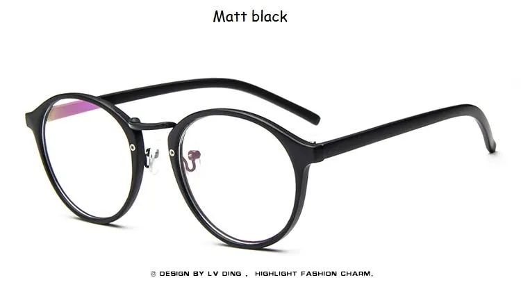 Fashion Transparent round glasses clear frame Eye Glasses Frame