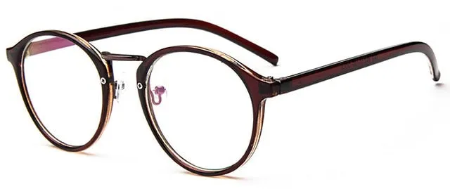 Fashion Transparent round glasses clear frame Eye Glasses Frame