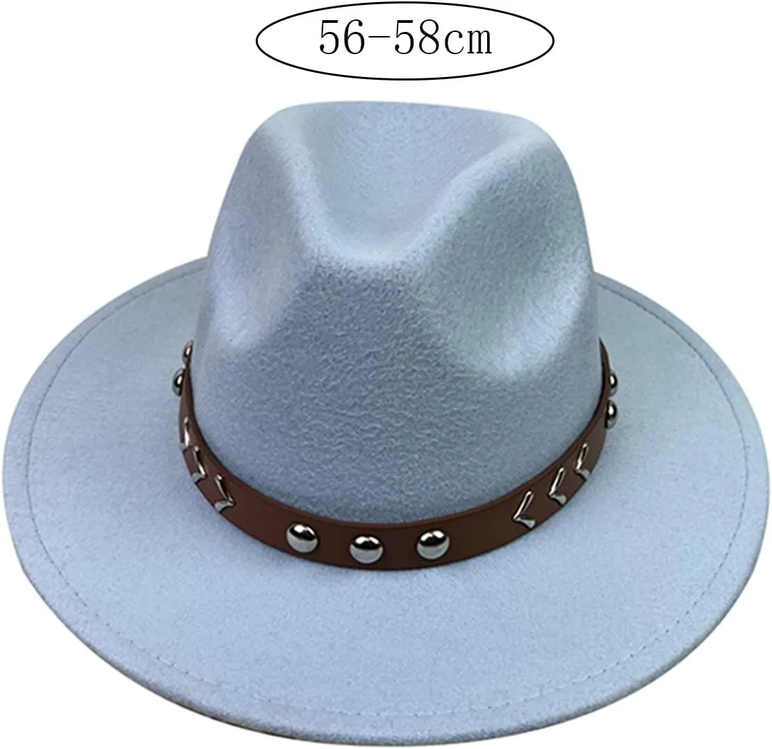 Fashionable Fedoras Men Wide for Women Dress Hat Women's and Hats Baseball Cap Fashion Hats Cowboy Boots