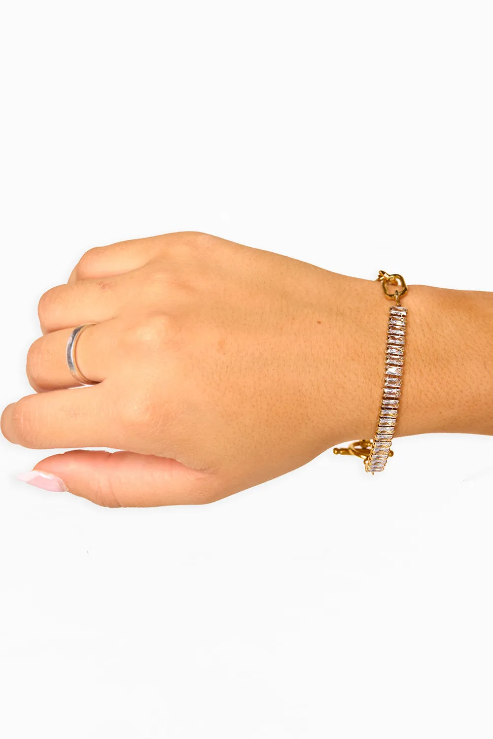 Gold Plated Link Bracelet