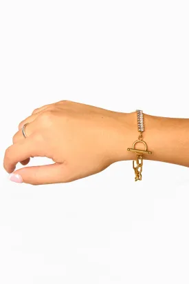 Gold Plated Link Bracelet