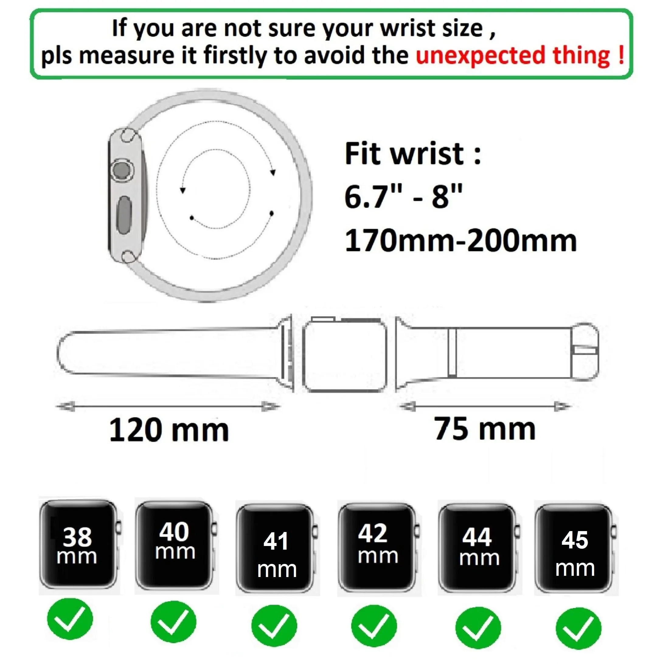 Green Alligator Leather Strap for Apple Watch Ultra Series 8 7 6 5 4 3 SE | AW-08