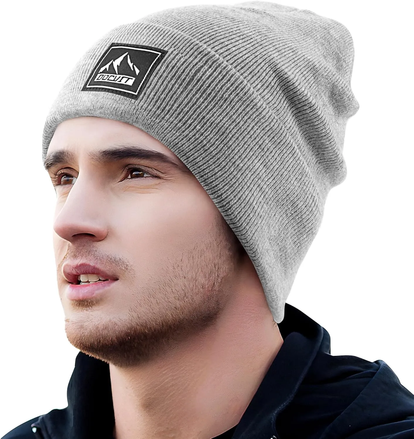 Knit Cuffed Beanie Warm Winter Hats Unisex Skull Knit Cap Fashion Ski Hat for Men and Women