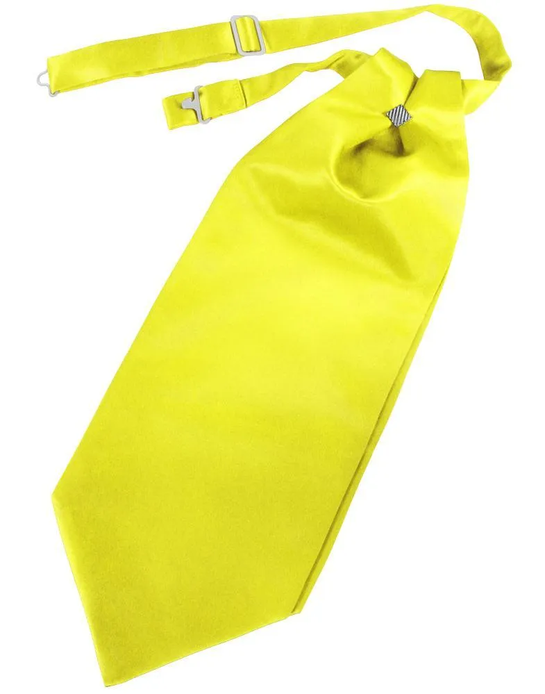 Lemon Luxury Satin Cravat