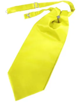 Lemon Luxury Satin Cravat