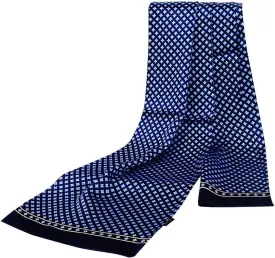 Lonxu Fashion Mens 100% Silk Long Scarf/Cravat Scarives Double Layer