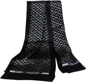 Lonxu Fashion Mens 100% Silk Long Scarf/Cravat Scarives Double Layer