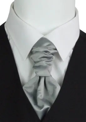 Lunar Grey Boys Pre-Tied Wedding Cravat