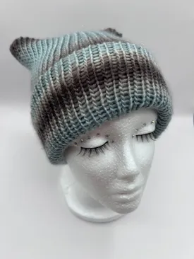 Meow Multicolor Knit Beanie