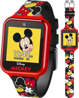 Mickey Mouse Kids Smart Watch Touchscreen with Camera Games Voice Recorder Stopwatch Alarm Timer Fitness Tracker Calculator  Fits Wrist Sizes 5.5" to 8"
