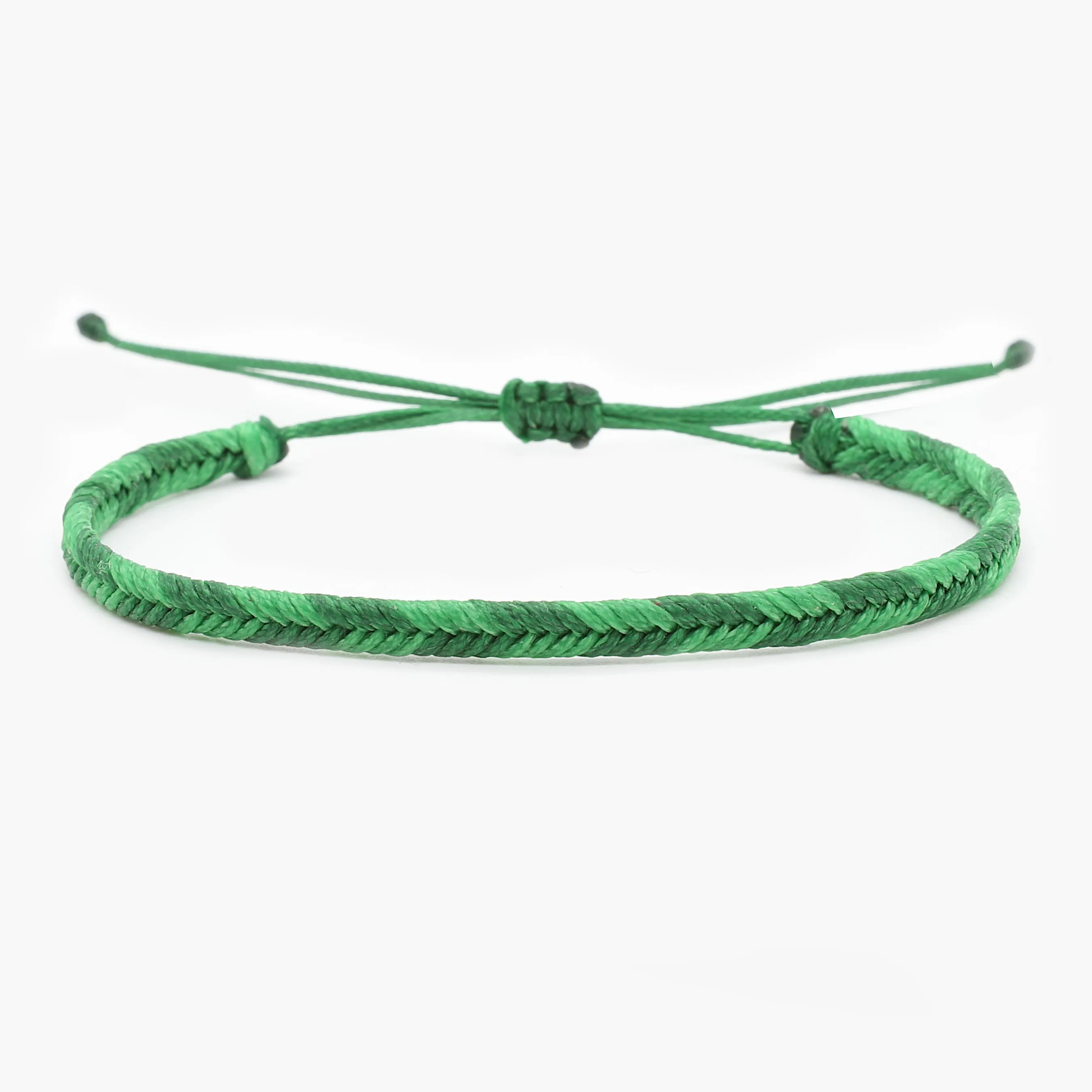 Mini Braided "Java" Bracelet (Military Green)
