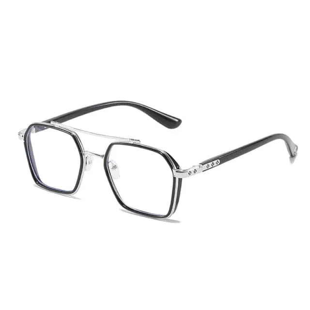 NEW Double Bridge Square Anti-Blue Light Glasses