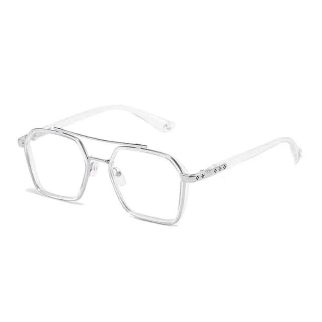 NEW Double Bridge Square Anti-Blue Light Glasses