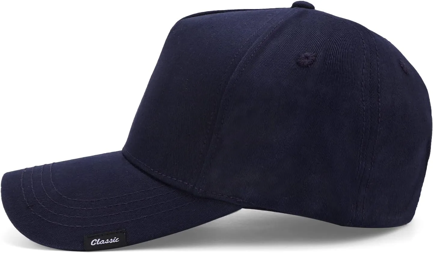 Oversize XXL Baseball Cap for Men, Extra Large Hat for Big Heads 23.6"-25.6", Plus Size Structured Dad Trucker Hats