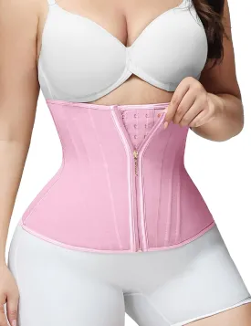 SHAPSHE Waist Trainer for Women Tummy Control Workout Waist Cincher Corset Shapewear Body Shaper with Zipper Hook