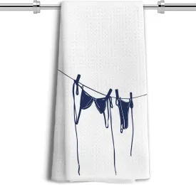 Summer Beach Coastal Hand Towels for Bathroom Decor, Coastal Beach Kitchen Towels, Minimalist Summer Wears Beachy Decorative Dish Tea Towels for Kitchen, 16x24 Inches