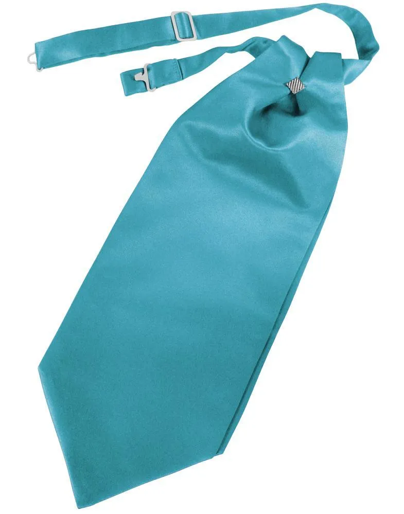 Turquoise Luxury Satin Cravat