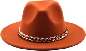 Unisex British Fedora Hats Jazz Hat European Us Wide Brim Fashion Vintage Party Church Hat