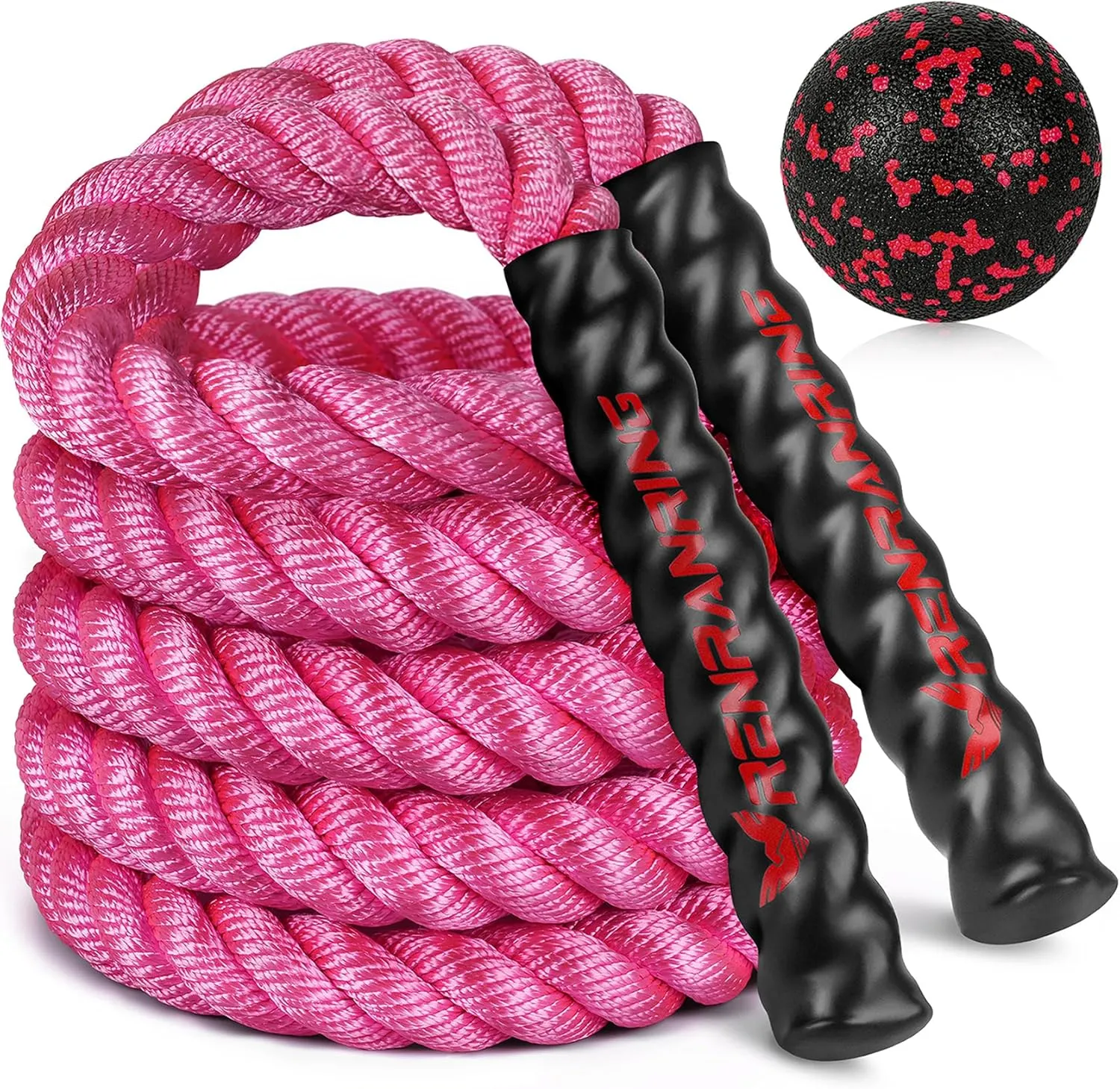 Weighted Jump Rope for Men and Women, 3lb 4lb 5lb Adult Heavy Skipping Rope, Jumprope for Fitness,Workout Equipment, Fitness Equipment for Home Gym Exercise,Improve Strength and Building Muscle