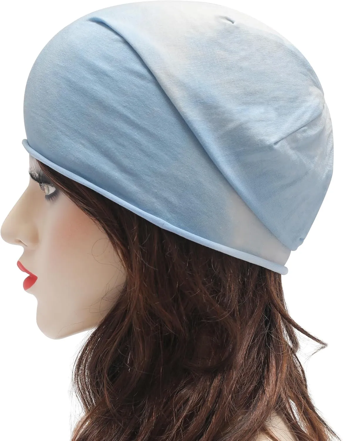 ZLYC Cotton Thin Slouchy Beanie Hat for Men Women Fashion Soft Stretch Knit Skull Cap